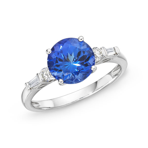 Tiffany Tanzanite \u0026 Diamond Ring - 2.40 